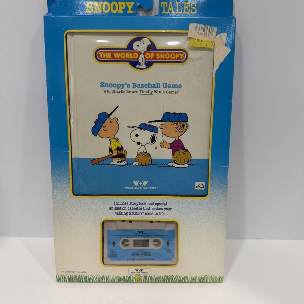 The World of Snoopy Snoopy Tales Snoopy’s Baseball Game Opened But Never Played